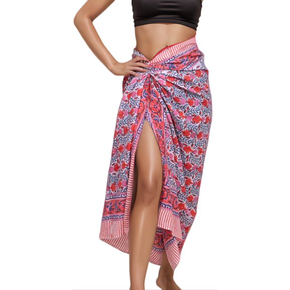 100 % Cotton Unique Swimsuit Coverup for Women Stylish Beach Cover Ups Sarong Wraps Pareo For Women