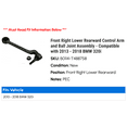 thumbnail image 2 of Front Right Lower Rearward Control Arm and Ball Joint Assembly - Compatible with 2013 - 2018 BMW 320i 2014 2015 2016 2017, 2 of 2