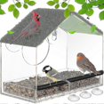 thumbnail image 1 of Window Bird Feeder With Strong Suction Cups Bird Window Feeder With Removable, 1 of 4