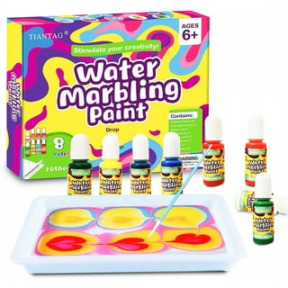  Water Marbling Paint for Kids - Arts and Crafts for Girls &  Boys Crafts Kits Ideal Gifts for Kids Age 3-5 4-8 8-12 : Coodoo: Toys &  Games