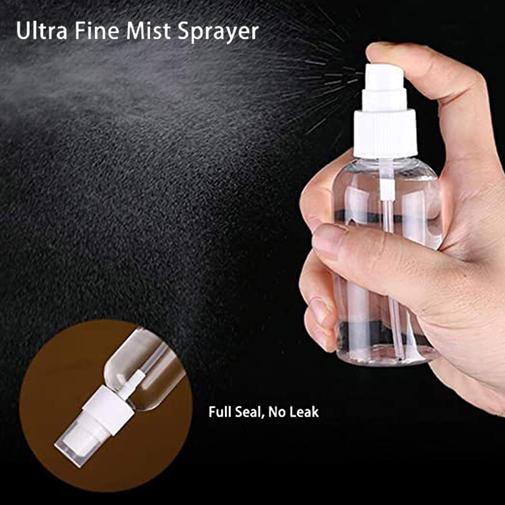 1 PCS 100 ml Clear Plastic Mist Spray bottle,Transparent Travel Bottle