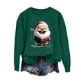 thumbnail image 2 of Women's Christmas Sweatshirts Loose Pullover Shirts Xmas Graphic Printed Blouses Tops Long Sleeve Crew Neck Sweaters Casual Holiday Clothing, 2 of 4