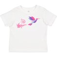thumbnail image 3 of Inktastic Hummingbird Flying Swirl Girls Toddler T-Shirt, 3 of 5