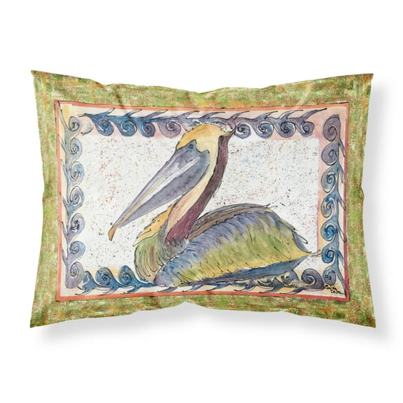 Carolines Treasures 8057PILLOWCASE Pelican Fabric Standard Pillowcase Standard multicolor