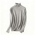 thumbnail image 4 of Women's Turtleneck Sweaters Warm Ribbed Knit Pullover Tops Trendy Slim-Fit Top Casual Long Sleeve Shirts Solid Thermal Clothes Warm Winter Fall Outfits for Women 2025, 4 of 7