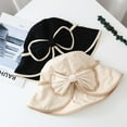 thumbnail image 4 of SikaFu New Hat Girl Spring And Summer Versatile Bow Fisherman Hat Sweet Casual Shading Big Eaves Solar Hat, 4 of 9