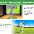 thumbnail image 5 of Golf Rope Swing Trainer, Professional Golf Swing Rope Training Aid to Improve Speed, Tempo, Rhythm, Flexibility and Strength, Golf Warm-Up Practice Equipment for Golfers of All Levels, 5 of 10
