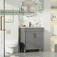thumbnail image 2 of 30" Freestanding Bathroom Vanity with Ceramic Sink Top, Faucet, Classic Tapered legs, 2 of 8
