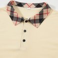 thumbnail image 6 of Men’s Classic Shirt Casual Short Sleeve Plaid Splice T Shirts Regular Fit Business& Shirts, 6 of 9