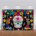 thumbnail image 1 of Tapiz para colgar en la pared Muertos Mexicans Skulls Undeads Anime, 1 of 1