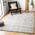 thumbnail image 2 of SAFAVIEH Tunisia Derren Geometric Area Rug, Black/Ivory, 5'3" x 7'7", 2 of 7