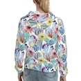 thumbnail image 7 of Fotbe Cactus Pattern Womens Long Sleeve Hoodie, Pullover Hooded Sweatshirt, Kangaroo Pocket Hoodie with Eye-catching Drawstrings-XX-Large, 7 of 7
