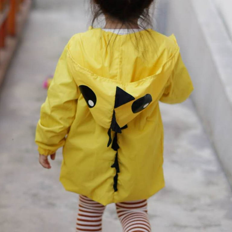 Little girl shop in duck raincoat