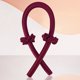 thumbnail image 4 of Ygjytge Diadema Rizadora Sin Calor para Mujer Formadoras Ondulado para Viajes en Casa (vino), 4 of 7