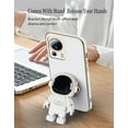 thumbnail image 5 of Compatible with Xiaomi 13 Lite Case for Women, Ultra Soft Xiaomi 13 Lite Phone Case Silicone TPU Plating Cute Astronaut Pattern Cases with Stand Cover (White), 5 of 14