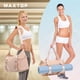thumbnail image 2 of Bolsa de gimnasio MAXTOP para mujer, bolsa de viaje rosa con colchoneta de yoga, 2 of 7