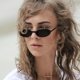 thumbnail image 2 of Gafas de sol con montura pequeña de color vaca a la moda europea y americana 5192 gafas de sol de color con rayas ovaladas a la moda, 2 of 5