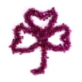 thumbnail image 1 of Bewildely Guirnalda de oropel de 8 Uds., de trébol, decoraciones de lámina metálica, colgante de techo para Navidad, bodas, en exteriores e Kits de decoración para fiestas Rosa 2m Bewildely HA012699-06, 1 of 6
