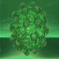 thumbnail image 1 of Ahgly Company Machine Washable Indoor Square Transitional Deep Emerald Green Area Rugs, 4' Square, 1 of 7