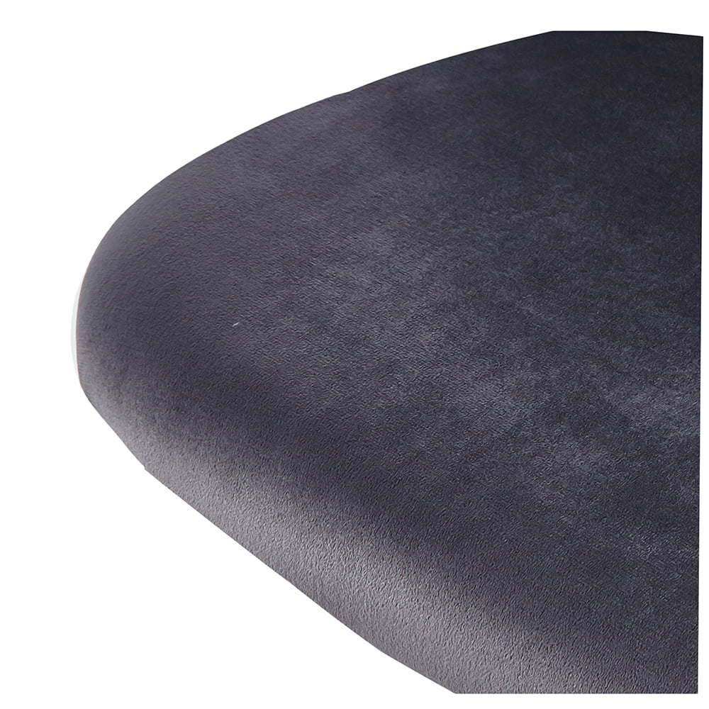 Lowestbest 2 Set Modern Dining Chairs, Velvet Chairs with Metal Legs and Padded Seat&Back, Side Chairs for Makeup/Bedroom/Kitchen/Living Room, Grey Lowestbest 2 Set Modern Dining Chairs, Velvet Chairs with Metal Legs and Padded Seat&Back, Side Chairs for Makeup/Bedroom/Kitchen/Living Room, Grey