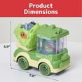 thumbnail image 3 of Funtogether Toys Dinosaur Truck Toy with Lights, Sound, and Smoke, Multicolored Dino Vehicle Toy for Boys Ages 3+, 3 of 6