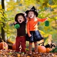 thumbnail image 6 of 6 Pack Halloween Plastic Candy Buckets with Carry Handles, Lightweight Portable Trick-or-Treat Pails, Holiday Party Candy Storage Pails for Halloween Decor,B, 6 of 6