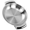 thumbnail image 1 of KALLORY Wok Metálico De Acero Inoxidable Con Doble Asa Para Cocina Y Uso Doméstico Plateado, 1 of 8