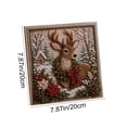 thumbnail image 3 of 3D Christmas Fabric Poke Art Kit, Christmas DIY Punch Needle Kit for Adults With Pre-Cut Squares, Handmade Adult DIY Needle Punch Craft Kit, 3 of 6