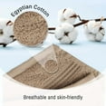 thumbnail image 3 of BNM Egyptian Cotton Luxury 6 Piece Towel Set, Taupe, 3 of 5