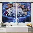thumbnail image 1 of Frozen Window Curtain - 2 Panels(28"x40"), 1 of 10