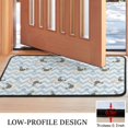 thumbnail image 3 of Pug and Footprints Door Rugs,Washable Non Slip Door Mats Indoor,Decorative Door Mats,Entry Mat Indoor for Entrance,Bedroom,Kitchen,Bathroom,30"x17", 3 of 6