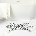 thumbnail image 2 of White Tiger Cute Bath Mat for Bathroom Fun Tiger Cartoon Bath Rugs for Kids Non Slip Animal Shaped Bathtub Rug Absorbent Bathroom Plush Shower Rugs Carpet Decor Washable 21.4x32.2in, 2 of 8