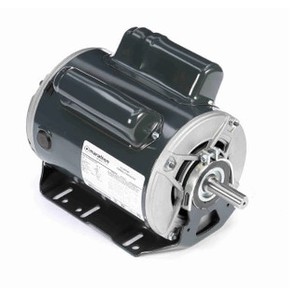 C1160 Marathon 1 1/2 hp (1 speed) 115/208-230V 1800 RPM ODP 56H Frame Cap Start/Run Resilient Base Motor