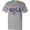 AC-Heather Grey, variant on Inktastic Nola Mardi Gras Crayfish in Purple T-Shirt