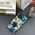 thumbnail image 5 of Compatible with iPhone 16 Pro Case, Blue Flower Soft TPU + Hard PC 2-in-1, Anti-Scratch Soft TPU Shockproof Unique Protective Cover Pattern Design, 5 of 6