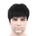 thumbnail image 1 of Man Short Top Wig Head Set Personalized Hair Extensions for Daily Makeup, 1 of 5
