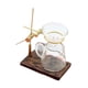 thumbnail image 1 of Cafetera de juguete para casa de muñecas, juguete simulado, cafetera pequeña hecha a mano con taza de vidrio y soporte de aleación, 1 of 7