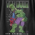 thumbnail image 3 of Marvel Comics Hulk Spider And Pizza Youth T Shirt (Black, XS-XL), 3 of 4