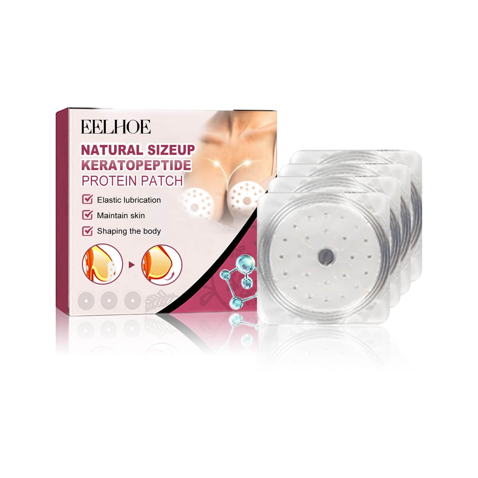 YiFudd Breast Enhancement Patch, Chest Enhancer Paste Breast Firming Patch Breast  Enhancement Pads For Women 