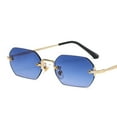 thumbnail image 1 of Blue Light Blocking Glasses Anti Eye Strain Rimless Fashion Glasses For Reading Play Computer  C, 1 of 1