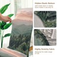 thumbnail image 5 of Yayeee 2 Pack Dining Chair Covers Stretch Parson Chairs Slipcovers Seat Protector, Mountains at Dawn, 5 of 6