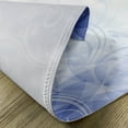 thumbnail image 5 of Ambesonne Pale Blue Place Mats Set of 4, Abstract Floral Curl, Standard Size, Violet Blue Pale Blue, 5 of 6
