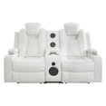 thumbnail image 5 of Chicago Deluxe Theater Style Motion Reclining Sofa Set - 3 Piece Set with Power Recline, Adjustable Headrests, LED Lighting, Wireless Charging, Bluetooth Speaker, USB Ports & Hidden Storage, 5 of 10