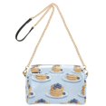 thumbnail image 2 of FORMRS Women Crossbody Purse with Chain Strap Vegan Leather Shoulder Handbag, Blueberry Pancake Pattern, 2 of 7
