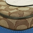 thumbnail image 5 of Pre-Owned Coach Shoulder Bag 2635 Signature Dempsey Canvas Leather Beige Blue Khaki... (Good), 5 of 10