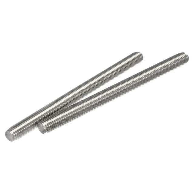 Unique Bargains M12 x 150mm 304 Stainless Steel Fully Threaded Rod Right Hand Threads 2 Pack