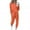 Orange, variant on Aoochasliysweat Suits for Womens 2 Piece Clothes 2Pc Women Pure Color Suit Long Sleeve Leisure Pocket Home Sweatpants Sets