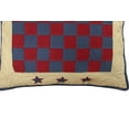thumbnail image 3 of Colonial Williamsburg Checkerboard Quilted Pillow, 22" x 22", 3 of 4