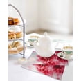 thumbnail image 4 of Red Rose Fantasy Kitchen Dish Towels for Drying Dishes Set of 2, Elegance Floral Romantic Reflection Waffle Weave Microfiber Terry Hand Tea Bathroom Towels Quick Dry & Absorbent Towel 12x12, 4 of 7