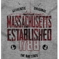 thumbnail image 2 of Massachusetts Rugged Outdoors Sailing Men's Graphic T Shirt Tees Brisco Brands S, 2 of 4